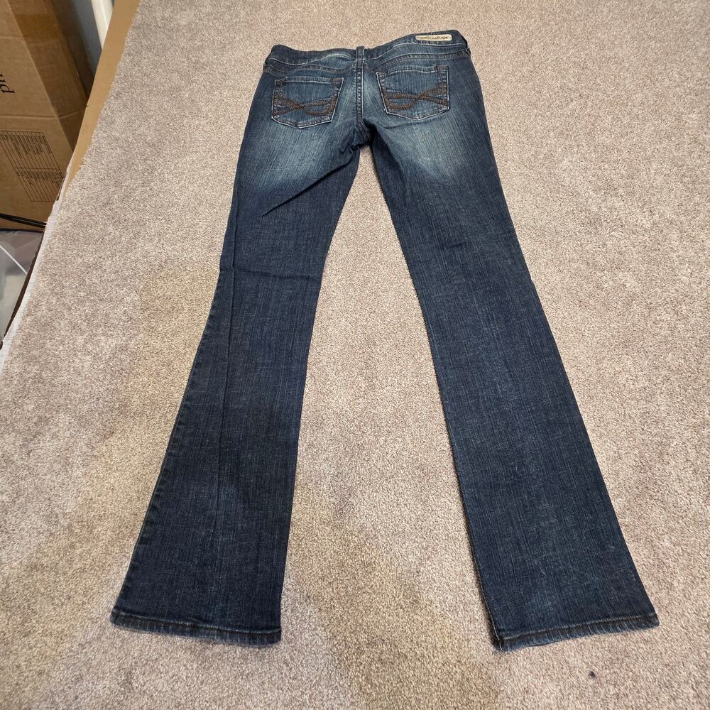 vintage embellished stitching Designer Refuge Runway bootcut  Jeans sz 6